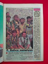 Fotospor - 1989 - Bir Yıl Böyle Geçti - Galatasaray, Fenerbahçe, Beşiktaş, Trabzonspor, Milli Takım, Dünya Kupası, Anadolu Kulüpleri Haberleri