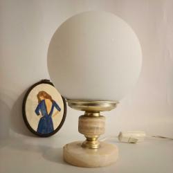 Art Deco Vintage Abajur / Masa Lambası