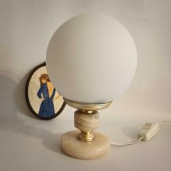 Art Deco Vintage Abajur / Masa Lambası