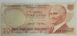 TÜRKİYE 6. EMİSYON 3. TERTİP  20 TÜRK LİRASI