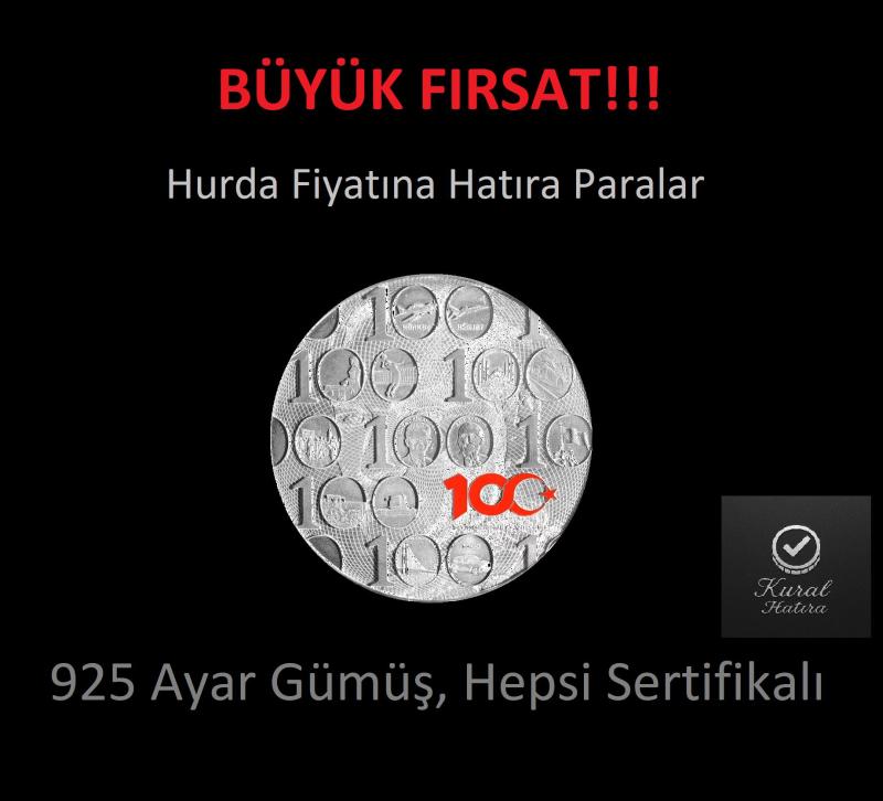 Gümüş Fiyatının Altında Hatıra Paralar!