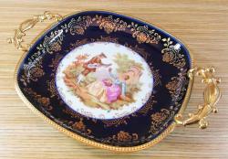 ViNTaGe FRANSIZ LIMOGES FRaGoNaRD PORSELEN SuNuMLuK TABAK...PiRiNÇLi