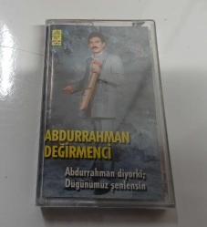 ABDURRAHMAN DEĞİRMENCİ- DÜĞÜNÜMÜZ ŞENLENSİN KASET