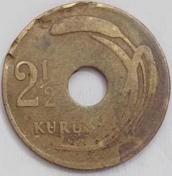 2 ½ KURUŞ, 1949 ÇÇT (Kapsülde)