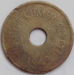 2 ½ KURUŞ, 1949 ÇÇT (Kapsülde)