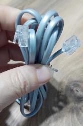 TELEFON KABLOSU  2 Ucu Jacklı Adsl Modem Ara Kablo 2 M