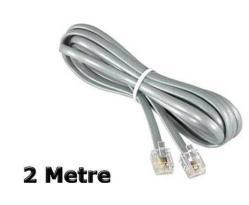 TELEFON KABLOSU  2 Ucu Jacklı Adsl Modem Ara Kablo 2 M