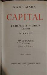 Karl Marx. Capital. A Critique Of Political Economy. Volume II/III.