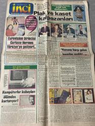 TERCÜMAN GAZETESİ İNCİ İLAVESİ DOĞUM GÜNÜ HEDİYESİ - 4 ARALIK 1983 - 4 SAYFADIR -Corinne Hermes-Turgut Çalışlayan-Kadir Demirtaş-Dağlı Güner-Yeşil Giresunlu-Turgut Gülen-Ragıp Kösoğlu-Nazan Saatçi-Necdet Çetin-Cemal Güngör-Ahmet Kostarika-Haldı Durak-Cem Dila-Safa Önal-İrfan Tozum-Mary Ann Taylor-Belma Aksun-Dr.Kamiran Şenel-Özden Akbal-Özlem Akbal-Yaşar Gümüş-Yakup Kamer-Sakir Öner Günhan-Murat Ataç-Mustafa Erol-Yener Baras Plak ve kaset kalpazanları-Eurovision birincisi Corinne Hermes Türkiye’ye geliyor-Komputerler kobayları ölümden kurtarıyor-Kanuna karşı gelen insanlar azaldı-Sen bir meleksin-Bir gazeteci kızın aşkı-Sabahları kendinize 10 dakika ayırın-Tekir’in tüyleri siyah elbisenize yapıştıysa-Salon çiçekleri sıcak kuru havayı sevmez-Duvardaki delikleri alçıyla kapatabilirsiniz-Tarzan Hollywood’a döndü-Türk Halk Müziği’nin kitabı yazılıyor-Çanakkale canavarı-Gaddar gelin kaynanasını ve kaynatasını çöpe attı-Lap Lap piyasaya çıktı-İyi ki doğdun köprü Kadın ve Ev-Sağlığımız ve Biz