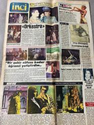 TERCÜMAN GAZETESİ İNCİ İLAVESİ DOĞUM GÜNÜ HEDİYESİ - 20 OCAK 1984 - 4 SAYFADIR -Mualla Omay-Yves Montand-Nilüfer-Çetin Akçan-Salih Güney-Sibel Savcı-Arif Tunç-İpek Pınar-İrfan Tozum-Safa Önal-Mary Ann Taylor-Belma Aksun-Dr. Kamiran Şenel-Nevval Barlas-Erol Denli-İlhan Engin-Ali Algan-Nadia Comaneci-Jane Russel-Emin Ongan-Kemal Yıldız-Muhsin Ertuğrul-Ziya Şafak-Yener Baras Komünizm bir çıkmaz sokaktır-Mualla Omay geleceğe güvenle bakıyor-Nikah defterini bir kere daha açacağım-Sevmek mi yaşamak mı-Bir gazeteci kızın aşkı-Dikkat Elektrikle şaka olmaz-Cildinizin düşmanları-Yumurtalı ıspanak-Modayla yakından ilgili misiniz-Hamilelikte görülen bulantı ve kusmalar-Armudu mu elmayı mı soymalı-Sağlığımız ve Biz-Fatoş’la başbaşa-Orkestra-Marilyn’in son mektubu-Bir şehir nüfusu kadar öğrenci yetiştirdim-Manyak Kadın ve Ev-Biz Kadınlar Genç Kızlar-Üç soru üç cevap-Yazar Roman-İçimizdeki Satırlar-İnci Falınız-Bir Dünya Ki-Dağarcık Manyak-Yazan İlhan Engin-Çizen Erol Denli