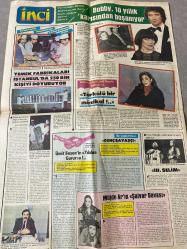 TERCÜMAN GAZETESİ İNCİ İLAVESİ DOĞUM GÜNÜ HEDİYESİ - 29 KASIM 1984 - 4 SAYFADIR -Alev Sayın-Neriman-Figen-Mualla Omay-Nazım Durak-Nazan Saatçi-Cemal Güngör-Ahmet Kostarika-Nevzat Tozluoğlu-Perihan Kutman-Müjdat Gezen-Meral Tayfur-Pearl S. Buck-Belma Aksun-Dr. Kamiran Şenel-Nevval Barlas-Belkıs Akkale-Arif Sağ-Patrick Duffy-Mireille Mathieu-Bülent Keleş-Ümit Besen-Sabri Mantık-Müjde Ar-Turan Oflazoğlu-Kartal Tibet-Şener Şen-Adile Naşit-Nebil Özgentürk-Sabri Yücel-Bülent Kayabaş-Nazlı Gökbel-Kenan Pars-Sadık Mantık-Ziya Şafak-Ali Galip Altuncul-Yener Baras Yalancı Dünya-Dünyanın ilk pilli kalbi 25 yıldır atıyor-Aile meclisi Figen’in sinemaya geçişini yasakladı-Sen bir meleksin-Bir gazeteci kızın aşkı-Hangi mesleğe yatkınsınız-Çamaşır makinenizi tıka basa doldurmayın-Yalnız bitmeyen geceler-Bobby 10 yıllık karısından boşanıyor-Yemek fabrikaları İstanbul’da 250 bin kişiyi doyuruyor-Türkülü bir müzikal-Yıkılan Gururum-Genç Savaşçı-III.Selim-Müjde Ar’ın Şalvar Davası Kadın ve Ev-Sağlığımız v