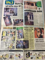 TERCÜMAN GAZETESİ İNCİ İLAVESİ DOĞUM GÜNÜ HEDİYESİ - 16 MART 1984 - 4 SAYFADIR -Yıldırım Gürses-Seda Sayın-Nurullah Ataç-Tekin Akmansoy-Leman Cıdamlı-Oktay Tybar-Gökhan Güney-Neşe Aksoy-Bülün Nazlıhan-Mete Atilla-Pearl S. Buck-Nevval Barlas-Dr. Kamiran Şenel-Halikarnas Balıkçısı-Sadık Mantık-Ziya Şafak-Ali Galip Altuncul-Yener Baras-Özer Altın-Fadima Buğra Seda ve Hoş Sada-Sesli sazlı yuvaya renk katıldı-Hırçın Kalpler-İki aşk arasında-Demode yakalı bluzlarınızı yenileyin-Dikkat parmaklarınız mikrop dolu-Saçlarınızı başınızı öne eğip öyle fırçalayın-Ömrü neler kısaltır-Aganta Burina Burinata-Çocuk annesine çok bağlıysa-El işleri ile içli köfte iç içe idi-Et lokantasında defile-Papağanlar kargalar mankenlerden daha çok ilgi topladı-Iraklı mankenler devlet memuru Kadın ve Ev-Sağlığımız ve Biz-Fatoş’la başbaşa-Üç soru üç cevap-Yazar Roman-Biz Kadınlar Genç Kızlar-İçimizdeki Satırlar-İnci Falınız Keloglan-Deli Cabbar-Çizen Ziya Şafak-Pasaklıgiller-Bay Ortadirek-Ali Galip Altuncul