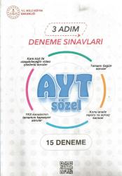 3 ADIM DENEME SINAVLARI AYT SÖZEL 15 DENEME