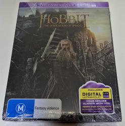 THE HOBBIT The Desolation Of Smaug Blu-Ray + DVD Limited Edition Steelbook