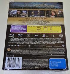 THE HOBBIT The Desolation Of Smaug Blu-Ray + DVD Limited Edition Steelbook