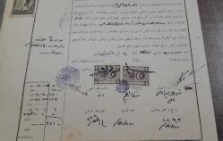 1913 YILI OSMANLICA PULLU DÖKÜMAN - NOTERDEN VERİLMİŞ TAYYARE PULLU FOTOĞRAFLI OSMANLICA VEKALETNAME