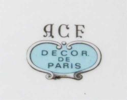 AnTiKa FRANSIZ A.C.E Decor De Paris PORSELEN TAVA KÜLLÜK...