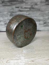 Antika Osmanlı Kalem İşçilikli Bakır Kase - Tas