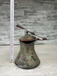 Antika Büyük Osmanlı Bakır Kahve Cezvesi