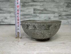 Antika Osmanlı Dönem Kalem İşçilikli  Bakır Kase - Tas