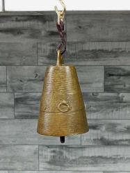 Antika Ay Yıldız Kabartmalı Pirinç Çan