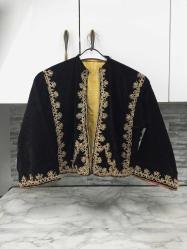 Antika Osmanlı Gümüş Sırma İşçilikli Cepken