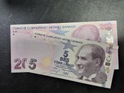 9. EMİSYON 5 VE 200 TÜRK LİRASI F 132 001001-F 727 001001 ( İKİZ ) ÇİL TCM 2220