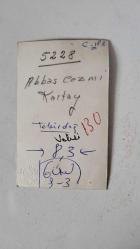 SODEP GENEL BAŞKANLIĞI, MALATYA BELEDİYE BAŞLANLIĞI, TEKİRDAĞ ve GAZİANTEP VALİLİĞİ YAPMIŞ OLAN CEZMİ KARTAY'IN ORİJİNAL FOTOĞRAFI - 10 x 6,5 cm EBADINDA - CEZMİ KARTAY'IN MALATYA VALİLİĞİ YAPTIĞI DÖNEMDE STÜDYODA ÇEKİLMİŞ BİR FOTOĞRAF. (FOTO KEMİKSİZ, MALATYA)