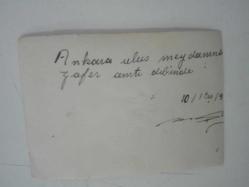 '' ANKARA Ulus Meydanında Zafer Anıtı ... '' Notlu, Siyah Beyaz Fotoğraf ( 6/9 cm. ) 1940'lar