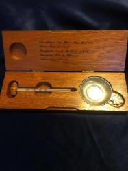 AHŞAP KASA'da Şarap ve Şampanya TERMOMETRE - Pour Servir A La Juste