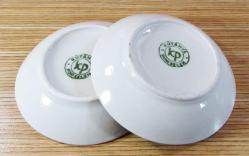 EsKi FRAGONARD DeSeNLı PORSELEN KÜÇÜK KÜTAHYA TABAKLAR.....2 Adet