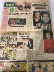 TERCÜMAN GAZETESİ İNCİ İLAVESİ DOĞUM GÜNÜ HEDİYESİ - 17 NİSAN 1984 - 4 SAYFADIR -Tekin Akmansoy-Leman Cidamlı-Ayten Artırma-Mehmet Ünlü-Michael Jackson-Erdoğan Ergunalp-Birhan Şimşek-Nermin Demirbağ-İlhan Engin-Sabahattin Işık-Pearl S. Buck-Nenni Barlas-Dr. Kıvılcım Şenel-Harriet Beecher Stowe-Nilgün Atılgan-Bette Davis-Barbara Stanwyck-Lana Turner-Jane Wyman-Önder Koç-Ziya Şafak  Altın Makas bir kültür hizmetidir-Türkmen Kadife Altın Tığ ve Altın Makas için armağan dokuyor-Hanımlar dikkat-Seninle Yaşamak-İki Aşk Arasında-Kadın ve Ev-Ergenlik izleri bir iğneyle siliniyor-Tırnak cildusuna tırnağınıza bir zararı yoktur-Sağlığımız ve Biz-Göğüs anjini tedavisi-Fatoş’la başbaşa-İçimizdeki satırlar-Anneme çağrı-İşte benim-Yine bir sabah-TV Okulu’nda karne dağıtıldı-Şampiyon-84-Eski şöhretler son baharlarını TV dizilerinde yaşıyor-Nilgün Atılgan anne oldu  Keloğlan-Kırklar-Pasaklıgiller-Bay Ortadirek Çizen-Ziya Şafak