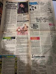 TERCÜMAN GAZETESİ İNCİ İLAVESİ DOĞUM GÜNÜ HEDİYESİ - 8 OCAK 1984 - 4 SAYFADIR -Gülfidan Kar-Hüner Coşkuner-Önder Koç-Jane Seymour-Sibel Saygı-Arif Tunç-İpek Pınar-Mary Ann Taylor-Belma Aksun-Dr. Kınran Şenel-Fatoş-Kadriye Barlas-Ali Galip Altuncu-İlhan Engin-Erol Denli-Hayati Cıvaoğlu-Güllüye Efeoğlu Birimiz Dördümüz Dördümüz Birimiz İçin-Dördüzler Beş Yaşına Giriyorlar-Şöhret Olmak İçin Hüner Gerek-Jane Seymour Lordlara Layık Bir Konağa Taşındı-Sevmek mi Yaşamak mı-Bir Gazeteci Kızın Aşkı-Çekingenlikten Pısırıklıktan Kurtulup Kendinize Güvenin-Çocuklarda Okul Korkusu-Kadınların Tatlı İntikamı-Yılın Sanatçıları Seçildi-Bay Muhterem Manyak-Yazan: İlhan Engin-Çizen: Erol Denli