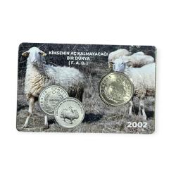 Kimsenin Aç Kalmayacağı Bir Dünya (F.A.O) 2002 500.000 Lira Çil