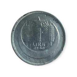 1940 Yılı 1 Lira Gümüş
