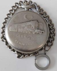 RUSYA MARKUR MARKA ORİJİNAL ANTİK KURMALI KÖSTEKLİ MUHTEŞEM BAKIMLI CEP SAATİ NN2YY1 ÇOK NADİR