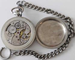 RUSYA MARKUR MARKA ORİJİNAL ANTİK KURMALI KÖSTEKLİ MUHTEŞEM BAKIMLI CEP SAATİ NN2YY1 ÇOK NADİR