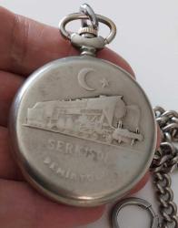 RUSYA MARKUR MARKA ORİJİNAL ANTİK KURMALI KÖSTEKLİ MUHTEŞEM BAKIMLI CEP SAATİ NN2YY1 ÇOK NADİR