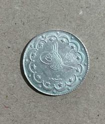 1327/7 Sultan Reşat 10 Kuruş Gümüş Çil-