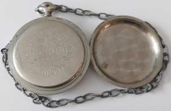 RUSYA SERKİSOF MARKA ORİJİNAL ANTİK KURMALI KÖSTEKLİ MUHTEŞEM BAKIMLI CEP SAATİ HH2RR1A ÇOK NADİR