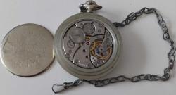 RUSYA SERKİSOF MARKA ORİJİNAL ANTİK KURMALI KÖSTEKLİ MUHTEŞEM BAKIMLI CEP SAATİ HH2RR1A ÇOK NADİR