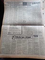 Ulus Gazetesi - Turkish Newspaper - 15 Eylül 1959 - yeni bir kanun teklifi üzerine yazan Yakup Kadri Karaosmanoğlu Başmakale - Kruşçef Amerika yolunda -  Demokrat Parti için düşüş mukadderdir - kavaklıdere'de Amerikan bankası'na doğru akan su terkos mudur yoksa mikroplu mudur fotoğraf - İsmet İnönü'nün başkanlığında yapılan toplantı - geyikli olayı görüşüldü ve heyet gönderilmesine karar verildi - İzmir'de Demokrat Partililer arasında kavga - Bella'nın ölümü çeviren Bilge Karasu Yazı Dizisi - Yunanistan'ın müşterek pazara kabulü katileşti - Grivas Makarios'la buluşmuyor - Yeter artık yazan Emil Galip Sandalcı - beyrut'a gidecek kafilede sporcu milletvekili yokmuş - radyo programı - Ankara sinema programı - Fenerbahçe Peşte'de Szeget'le oynuyor - Csepel kafile başkanı Fenerbahçeyi yeneceğiz diyor - Milli Lig başlarken dört Ankara takımının durumu fotoğraf - Ekrem Koçak Cahit Önel Ve Yordanidis Bükreş kafilesine alındı