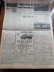Ulus Gazetesi - Turkish Newspaper - 15 Eylül 1959 - yeni bir kanun teklifi üzerine yazan Yakup Kadri Karaosmanoğlu Başmakale - Kruşçef Amerika yolunda -  Demokrat Parti için düşüş mukadderdir - kavaklıdere'de Amerikan bankası'na doğru akan su terkos mudur yoksa mikroplu mudur fotoğraf - İsmet İnönü'nün başkanlığında yapılan toplantı - geyikli olayı görüşüldü ve heyet gönderilmesine karar verildi - İzmir'de Demokrat Partililer arasında kavga - Bella'nın ölümü çeviren Bilge Karasu Yazı Dizisi - Yunanistan'ın müşterek pazara kabulü katileşti - Grivas Makarios'la buluşmuyor - Yeter artık yazan Emil Galip Sandalcı - beyrut'a gidecek kafilede sporcu milletvekili yokmuş - radyo programı - Ankara sinema programı - Fenerbahçe Peşte'de Szeget'le oynuyor - Csepel kafile başkanı Fenerbahçeyi yeneceğiz diyor - Milli Lig başlarken dört Ankara takımının durumu fotoğraf - Ekrem Koçak Cahit Önel Ve Yordanidis Bükreş kafilesine alındı