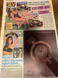 ŞEY HAFTALIK MAGAZİN GAZETESİ DOĞUM GÜNÜ HEDİYESİ  ( Turkish Newspaper ) - 22 TEMMUZ 1989 -TAM TAKIM 10 SAYFADIR -Kadir İnanır-Hülya Avşar-Fazilet-Nazime Zorlu-Bahar Öztan-Seyyal Taner-Mehmet Aydın-Aysel Gürel-Halil Ergün-Nilüfer-Bob Geldof-Mesut İktuğ-Meral Gökçe-Mine Koldaş-Nazan Şoray-Niyazi Yurtseven-Nurettin Sözen-Ahmet Özhan-Gülistan Sayılgan-Çeçilya-Murathan Mungan-Özdemir Erdoğan-Neriman-Harika Avcı-Sahika Tekand-Mahmud Kıvanç-Vural Simavi-Kenan Kaçan-Alaaddin-Hikmet Öktem-Mehmet Sürmeli-Ahmet Malliha Kenter-Kadir İnanır kadın arıyor-Hülya bana sahip çık-Boğulan Avşar kızına sarılıyor-Fazileti doğuran yazarın isyanı-Aşkı dört ayak üzerinde-Seyyal’i evlilik düşmanı yapan adam-Bakışlarla orgazm oluyorum-TRT’nin gözü Yeşilçam çöplüğünde-Çiftlikte bir yalnız adam-Penyelüks kıskandırdı-Sezen Aksu Evita’ya karşı-Bu çeşmenin suyu akmalı-Bu yıl patlama yaptık-Müzik dünyası gözyaşı döküyor-Korkuyu sindiren kaygı-Kadir’in sancısı kadından yana-Besle kargayı oysun gözünü-Evlenmeden doğura
