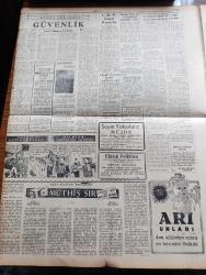 Yeni Ulus Gazetesi - Turkish Newspaper - 7 Nisan 1954 - sahte demokratlar yazan Hüseyin Cahit Yalçın Başmakale - İsmet İnönü Malatya'ya bu sabah hareket ediyor - CHP Genel Başkanı ilk seçim konuşmasını yapacak - seçime yaklaşırken işçiler önemli kararlar alıyorlar - Mısır'da yeni tedbirler alınıyor - iktidarın kaç günü kaldı - 18 yaşında ateş gibi bir kız olan Jocelyn Britton artist olmak istiyor fotoğraf - Danıştay hapis cezası giyen belediye başkanlığına vazife yaptırılmamasını kararlaştırdı - Celal Bayar Ankara'da - DESPORTES takımı Ankara'ya geliyor - köylü Partisi genel başkanı Remzi Oğuz Arık yerine kim gelecek - aramızda yaşayamazsın filmi başrolde Reşit Gürzap Gülistan Güzey Park ve Sus sinemasında - Melike El Cemal Esenparkta - çocuk sayfası - küçük kardeşlerin köşesi - İnternational traktörlerin şampiyonu - Ankara İstanbul Radyosu Programı - Volfran Çamaşır Suyu - aşk ızdıraptır filmi Park sinemasında - leylaklar altında filmi Türkocağı Nilgün - Baykara'nın serüvenleri