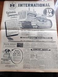 Yeni Ulus Gazetesi - Turkish Newspaper - 7 Nisan 1954 - sahte demokratlar yazan Hüseyin Cahit Yalçın Başmakale - İsmet İnönü Malatya'ya bu sabah hareket ediyor - CHP Genel Başkanı ilk seçim konuşmasını yapacak - seçime yaklaşırken işçiler önemli kararlar alıyorlar - Mısır'da yeni tedbirler alınıyor - iktidarın kaç günü kaldı - 18 yaşında ateş gibi bir kız olan Jocelyn Britton artist olmak istiyor fotoğraf - Danıştay hapis cezası giyen belediye başkanlığına vazife yaptırılmamasını kararlaştırdı - Celal Bayar Ankara'da - DESPORTES takımı Ankara'ya geliyor - köylü Partisi genel başkanı Remzi Oğuz Arık yerine kim gelecek - aramızda yaşayamazsın filmi başrolde Reşit Gürzap Gülistan Güzey Park ve Sus sinemasında - Melike El Cemal Esenparkta - çocuk sayfası - küçük kardeşlerin köşesi - İnternational traktörlerin şampiyonu - Ankara İstanbul Radyosu Programı - Volfran Çamaşır Suyu - aşk ızdıraptır filmi Park sinemasında - leylaklar altında filmi Türkocağı Nilgün - Baykara'nın serüvenleri