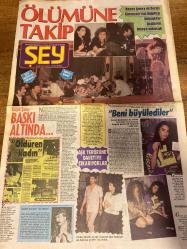 ŞEY HAFTALIK MAGAZİN GAZETESİ DOĞUM GÜNÜ HEDİYESİ  ( Turkish Newspaper ) - 21 EKİM 1989 -TAM TAKIM 10 SAYFADIR - Nazan Şoray-Serpil Çakmaklı-Oya Aydoğan-Cemal Sincar-Emrah-Ceylan-Meral Orhonsay-Berhan Şimşek-Nur Sürer-Filiz Akın-Halil Ergün-Melike-Minik Ozan-Kenan Kalav-Sevtap Parman-Alişan Adıgüzel-Dilek Aksoylu-Arzu Aydın-Mine Koşan-Perihan Sözen-Ceylan babası ve ailesinin fotoğrafı-Küçük Ceylan hala oğlu Erhan Bozkurt ile nişanlandı evlilik telaşı ailesine kabuslar yaşatıyor-Nedim Okan-Mehmet Dalmaz-Bahar Okan-Osman Weberbahan-Murat Weberbahan-Birgül Weberbahan-Türy Weberbahan-Bülent Frensioğlu-Özer Çiller-Tansu Çiller-Nuh Kuyucuk-Raika Akar-Canan Çavoğlu-Yaselin Ekinci-Sabire Kocakoç-Meral Kocakoç-Heves Ekinci-Gülçin Karaoğlan-Namık Kamal Şentürk-İhsan Şentürk-Tanju Matray-Memduh Suat Yağa-Baba kızın maskesi düştü-Meral hasret kokuyor-Bu yakışıklı kızları tanımıyor-Neşe’yi kaçırtan kadın-Bu samimiyetin adı ne-Uyanık yönetmenin son marifeti-Seks terörüne yeni kurban-Ceza kurtaran öd