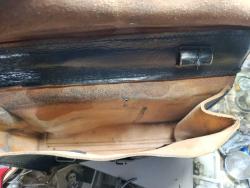 1930/1940'LARDAN ANTİKA DERİ EL ÇANTASI