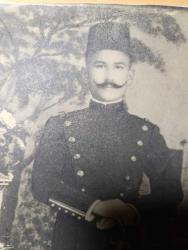 OSMANLI BÜYÜK BOY KILIÇLI SUBAY FOTOĞRAFI