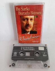 Kaset Recep Tayyip Erdoğan bu şarkı burada bitmez şiir kaseti. Orijinal sorunsuz koleksiyonluk
